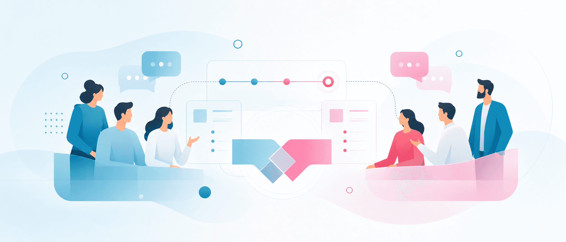 Illustration d'une collaboration transparente avec Fullwave